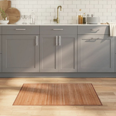 Rug Rectangular Natural 70x100 cm Bamboo