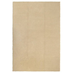 Rug Rectangular Natural 80x160 cm Cotton