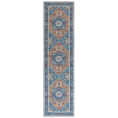 Rug RITAPURAM Multicolour 80 x 300 cm