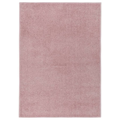 Rug Short Pile 140x200 cm Pink