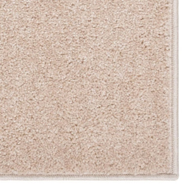 Buy Rug Short Pile 80x150 cm Dark Beige at B&Q