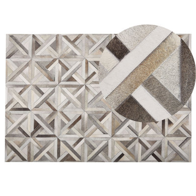 Rug TAYTAN 140 x 200 cm Leather Beige
