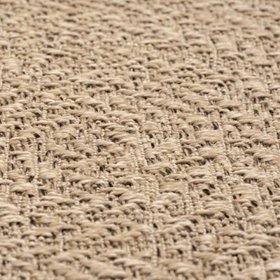 Rug ZIZUR 100x200 cm Jute Look Indoor and Outdoor - 7