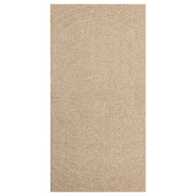 Rug ZIZUR 80x150 cm Jute Look Indoor and Outdoor