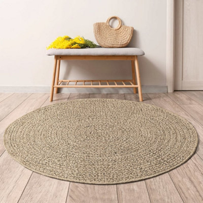 Rug ZIZUR 90 cm Jute Look Indoor and Outdoor