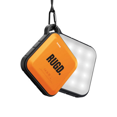 RUGD. Power Brick I - Power Bank & Camping Light / SOS Light | DIY at B&Q
