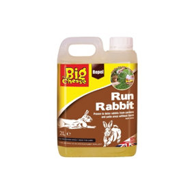 Run Rabbit Garden Rabbit Repellent Digging Deterrent Veg Patch Lawns 2L Spray