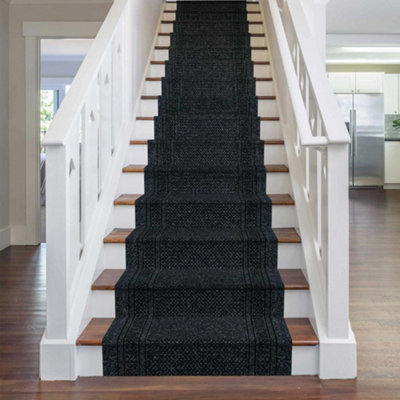 runrug Carpet Runner - Long Hallway Runner - 11.7m x 70cm - Scroll, Red