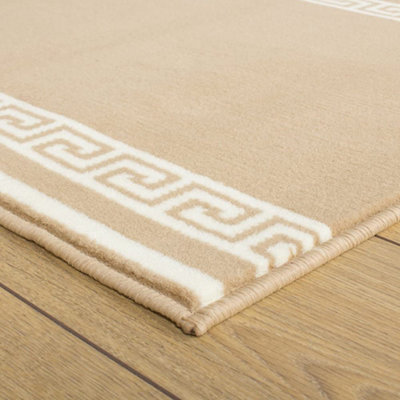 runrug Carpet Runner - Long Hallway Runner - 510cm x 80cm - Key, Beige