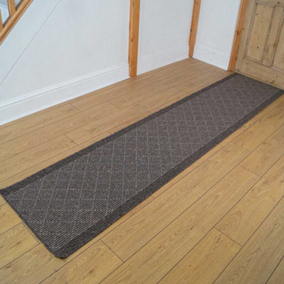 runrug Carpet Runner - Non-Slip Hallway Runner - 300cm x 66cm - Boulevard, Brown