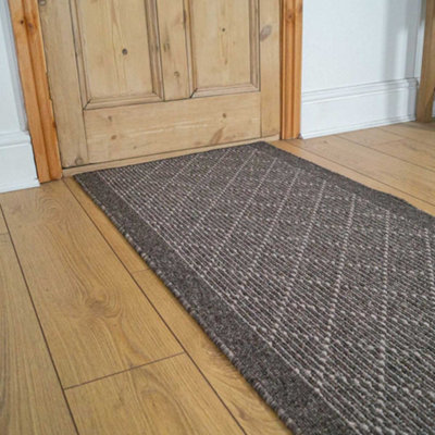 runrug Carpet Runner - Non-Slip Hallway Runner - 300cm x 66cm - Boulevard, Brown