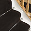 runrug Stair Carpet Runner - Non-Slip - 810cm x 80cm - Aztec, Dark Brown