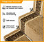 runrug Stair Carpet Runner - Stain Resistant - 900cm x 60cm - Tribal, Brown