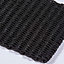 Runswick Charcoal Braided Polypropelyne Outdoor Doormat 75 x 45cm