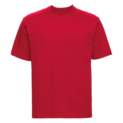 Russell Europe Men's Workwear T-Shirt | 100% Cotton Short Sleeve Tee