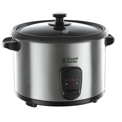 Russell Hobbs 19750 Rice Cooker and Steamer, 1.8L, Silver