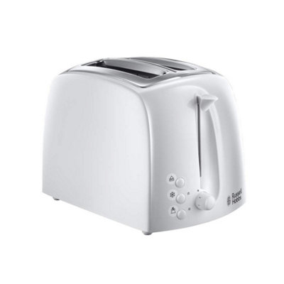 Russell Hobbs 21640 Textures White 2-Slice Toaster with Adjustable ...
