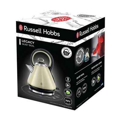 Russell hobbs legacy kettle hot sale cream