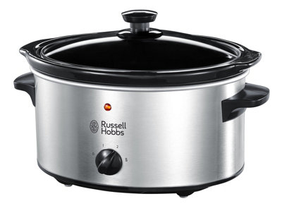 Russell Hobbs 23200 Stainless Steel Slow Cooker 3.5 Litre DIY at B&Q