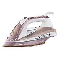 Russell Hobbs 23972 Pearl Glide Steam Iron with Pearl Infused Ceramic Soleplate