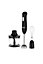 Russell Hobbs 24702 Desire Matt Black 3-in-1 Hand Blender With Electric Whisk & Chopper Attachments