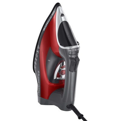 Russell Hobbs 25090 One Temperature Steam Iron, 2600 W, Red/Black