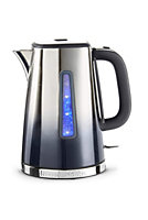 Russell Hobbs 25111 Eclipse Polished Stainless Steel & Midnight Blue Ombre Kettle 1.7 Litres