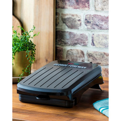 George Foreman 25800 Fit Grill - Small Health Grill Black