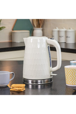 Russell Hobbs Honeycomb Textured Kettle 26050 - White