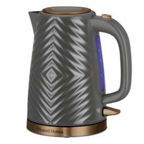 Russell Hobbs 26382 1.7 Litre Groove Kettle Grey