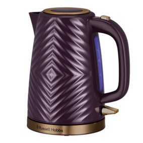Russell Hobbs 26383 1.7 Litre Groove Kettle Mulberry