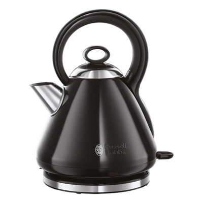 Russell Hobbs 26410 1.7 Litre Traditional Kettle Black DIY at B&Q