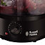 Russell Hobbs 26530 Matt Black Electric Food Steamer - 3-Tier, 7 Litre Capacity
