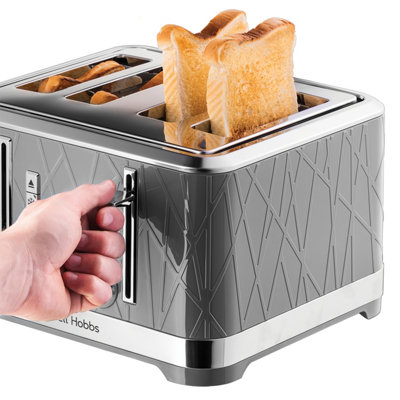 Russell Hobbs 2 Slice Toaster (grey) - E B Marsh & Son Ltd