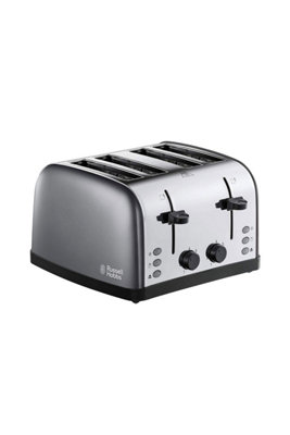 Russell hobbs black toaster deals 4 slice