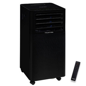 Russell Hobbs Air Conditioner 7000 BTU Dehumidifier & Air Cooler Black Portable Unit RHPAC3001B