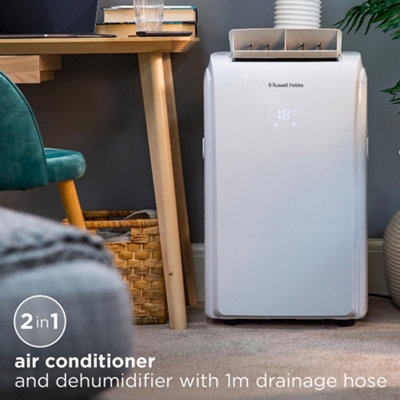 Russell Hobbs Air Conditioner and Dehumidifier 2 in 1 Portable 11000 BTU White RHPAC11001 - 7