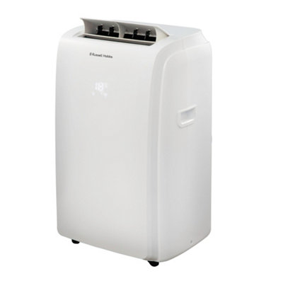 Russell Hobbs Air Conditioner and Dehumidifier 2 in 1 Portable 9000 BTU White RHPAC4002