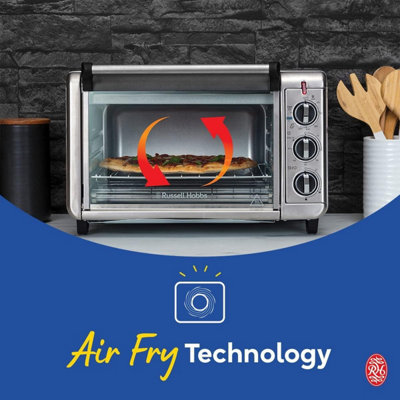 Russell Hobbs Air Fryer Mini Oven 20L Silver