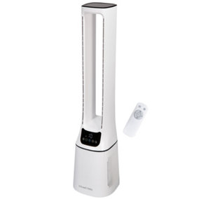 Russell Hobbs Bladeless Tower Fan Remote Control 105cm 22W Quiet and Ionised Air Filter RHBLDL12