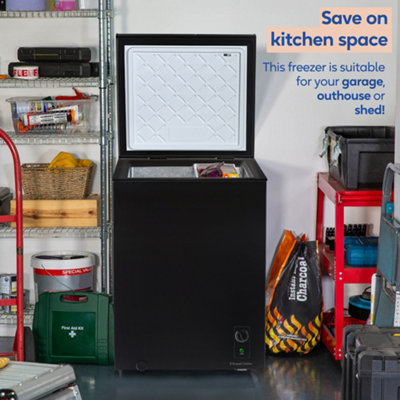 Russell Hobbs Chest Freezer 143L Freestanding Black with 5 Year Guarantee RH142CF0E1B - 4