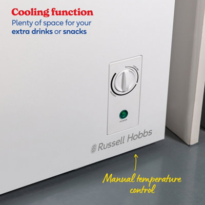 Russell Hobbs Chest Freezer 143L Freestanding White with 5 Year Guarantee RH142CF0E1W - 6