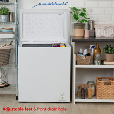 Russell Hobbs Chest Freezer 198L Freestanding White with 5 Year Guarantee RH198CF0E1W - 5