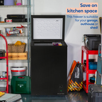 Russell Hobbs Chest Freezer 99L Freestanding Black with Free 5 Year Guarantee RH99CF0E1B - 5