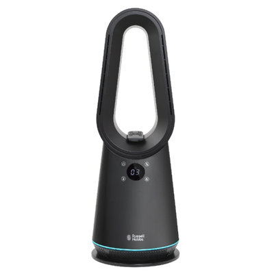 Russell Hobbs Compact Bladeless Cooling Fan with Smartlife App Black ...