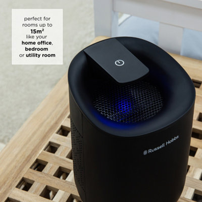 Russell Hobbs Compact Dehumidifier Fresh Air Mini 300ml/day Black RHDH1061B