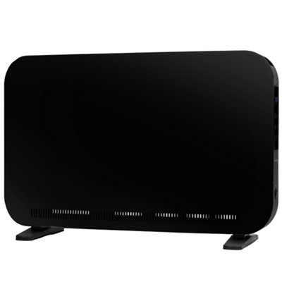 Chauffage électrique Pièce 20m2 Radiateur Convecteur Russell Hobbs 2000W - Minuterie 24H, 3 Puissances, Thermostat, Idéal 20m² - Noir RHCVH4002B