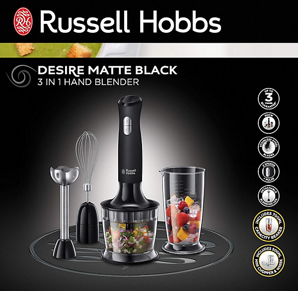 Russell Hobbs Desire 3 in 1 Hand Blender Russell Hobbs Desire 3 in 1 Hand Blender