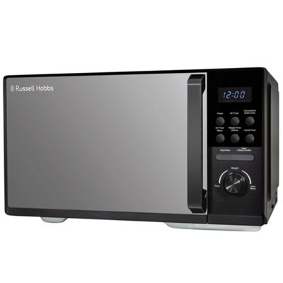 Russell Hobbs Digital Combi Microwave 4-in-1 with Air Fryer Function, 25L 900W 10 Auto-Cook Settings, Black RHMAF2506B