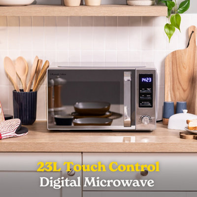 Russell Hobbs Digital Microwave Stainless Steel 23L 800W 8 Auto Cook RHM2372SS